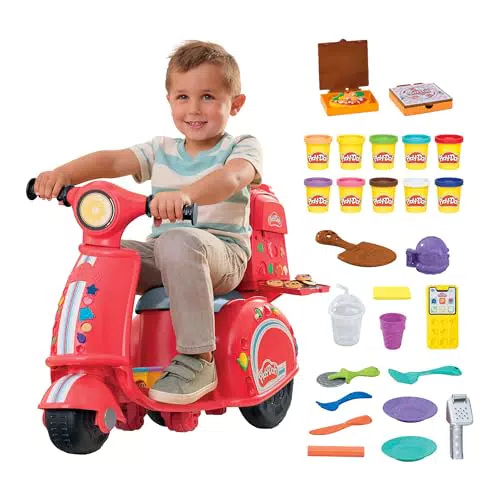 Hasbro Play-Doh Pizza a Domicilio - Gioco Creativo per Bambini 3-5 Anni