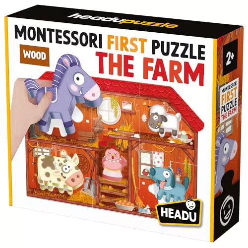 Headu My First Puzzle - Il Gioco Educativo della Fattoria
