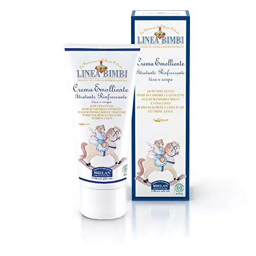 Helan Crema Emolliente Bio per Pelli Delicate e Sensibili con Aloe Vera e Vitamina E