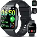 Hendari Smartwatch 1.96 con Chiamate, 140+ Modalità Sportive, IP68, Monitoraggio SpO2