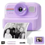 HiMont Macchina Fotografica Istantanea per Bambini HD 1080P, Regalo Creativo