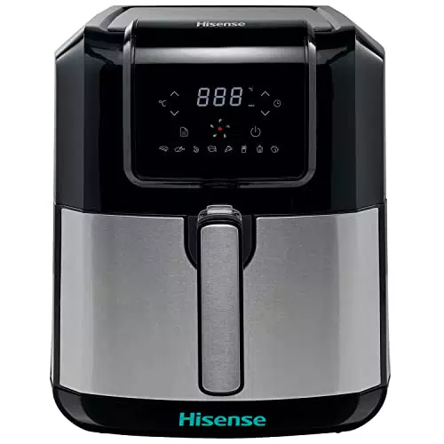 Hisense Friggitrice ad Aria H06AFBS1S3, 1700W, Capacità 5L, Comandi Touch
