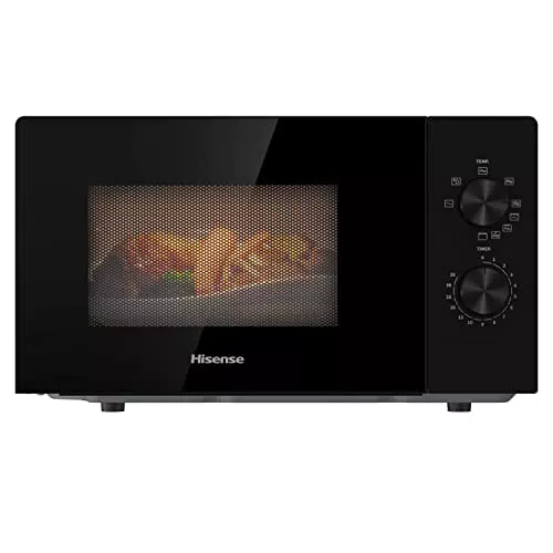 Hisense H20MOBP1 Forno a Microonde 20L con Funzione Grill e Scongelamento