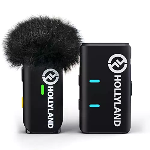Hollyland Lark M1 Microfono Wireless Lavalier per YouTube e Podcast