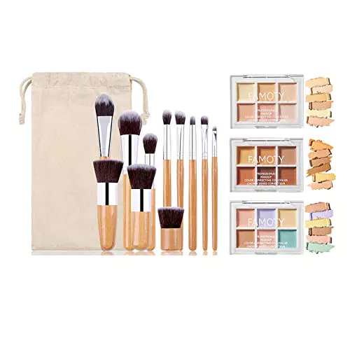 Holzsammlung Palette Professionale Correttori di Colore per il Trucco