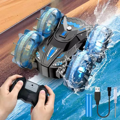 HONGNIX Macchina Telecomandata Fuoristrada 2.4GHz con Rotazione 360° e Batteria Ricaricabile
