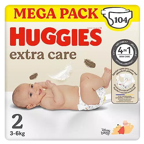 Huggies Extra Care Pannolini Ultra Assorbenti Design Disney