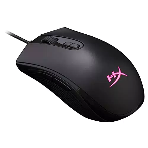 HyperX Pulsefire Core - Mouse Gaming Cablato con Illuminazione RGB e 6200 DPI