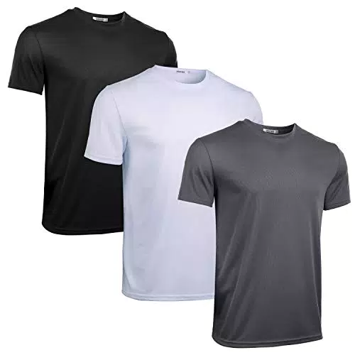 iClosam Maglietta Fitness Uomo Manica Corta in Cotone Basic T-Shirt