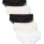 Iris & Lilly mutande in Cotone e Pizzo, 7 pezzi