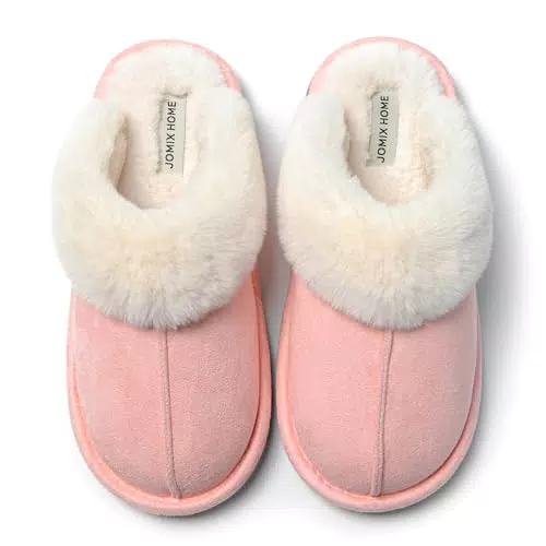 JOMIX Ciabatte Invernali Donna Morbide con Suola Memory Foam Antiscivolo