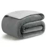 KANKAEU Coperta in pile matrimoniale termica e morbida, ideale per l'inverno
