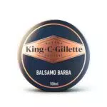 King C. Gillette Balsamo Barba per Rasatura Uomo con Burro di Cacao