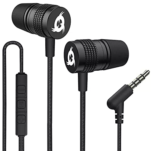 KLIM F1 Auricolari in ear con microfono e cuscinetti in memory foam