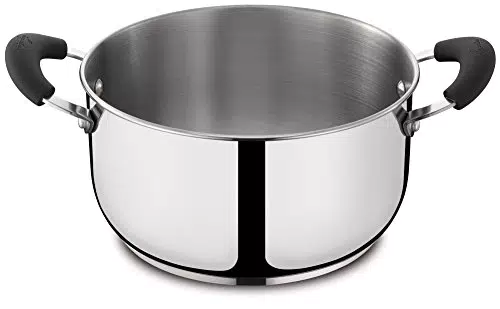 Lagostina Gioiosa Casseruola Fonda in Acciaio Inox, Diametro 18 cm, Induzione e Gas