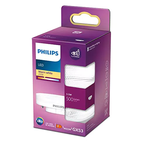 Philips Lampada LED Classic GX53 5,5 W Riflettore Bianco Caldo