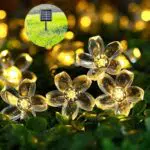 Lecone Catena Luminosa Solare per Esterno, 8 Modalità per Giardino e Terrazza