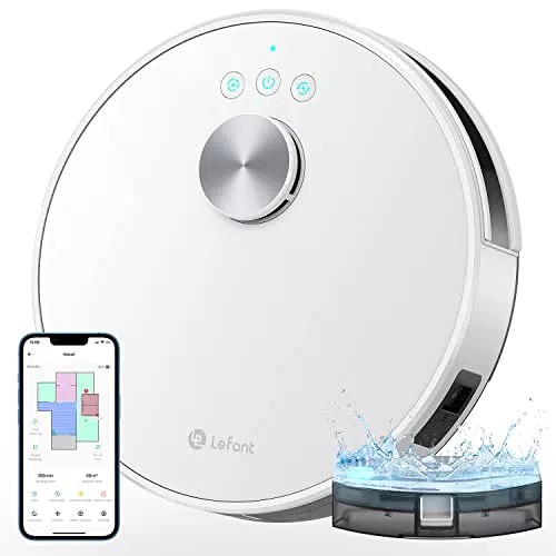 LEFANT M1 Aspirapolvere Lavapavimenti Robot con Mappatura e Navigazione LDS