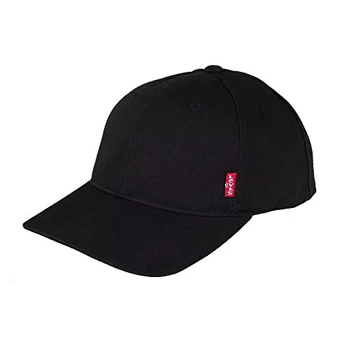 Levi's Classic Twill Baseball Cap Uomo - Berretto Nero Taglia Unica