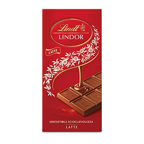 Lindt Lindor Tavoletta di Cioccolato al Latte con Ripieno