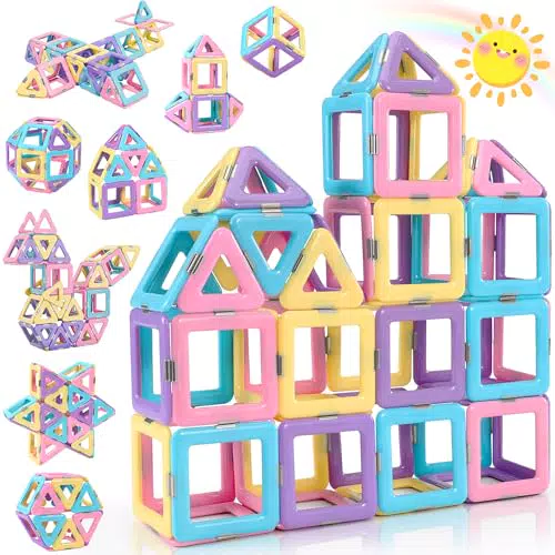 Lovchil Costruzioni Magnetiche - Giochi Educativi Montessori per Bambini