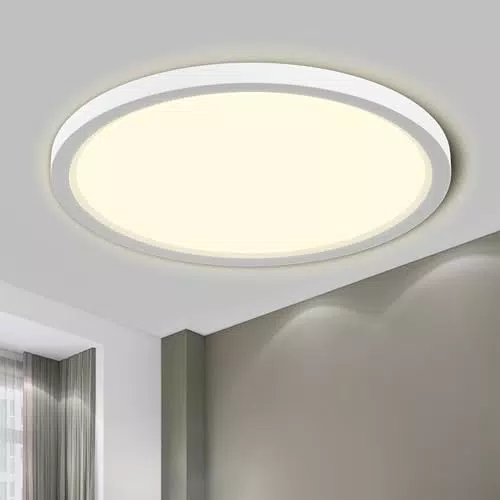 LQWELL® Plafoniera LED Impermeabile IP44 18W 4000K per Ambienti Interni