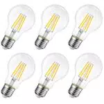 LVWIT Lampadine LED E27 4W, 470LM, Luce Bianca Calda, Risparmio Energetico