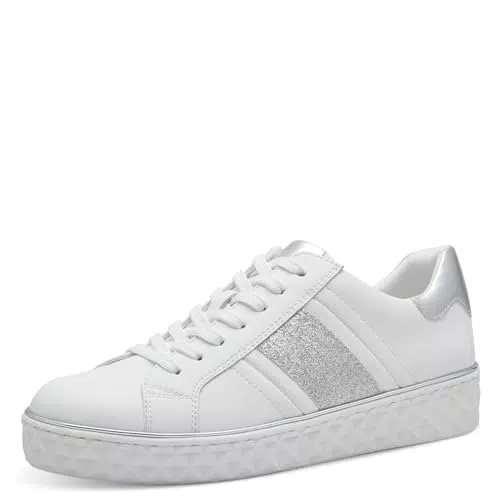 Marco Tozzi Sneaker da Donna Piatte e Vegane per il Tempo Libero