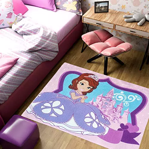 Mevsim Store Tappeto Antiscivolo per Cameretta Bambini con Licenza Disney