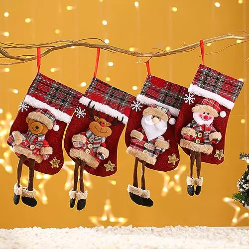 MHwan Calze Befana Vuote Vintage da Appendere per Natale