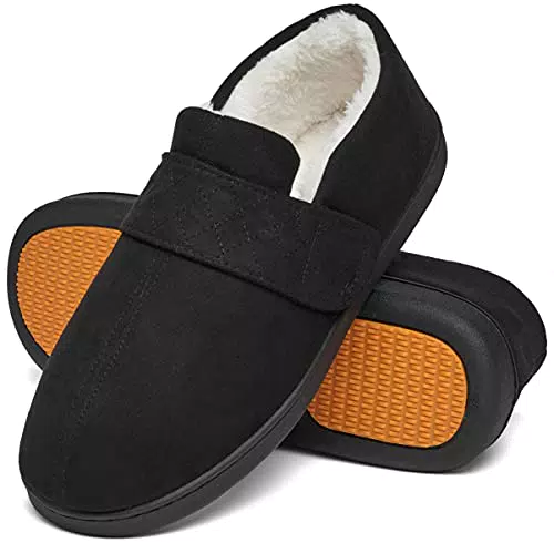 Mishansha Pantofole Uomo Invernali in Peluche con Memory Foam per Casa