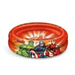Mondo Toys - Piscina gonfiabile Avengers con 2 anelli, diametro 100 cm