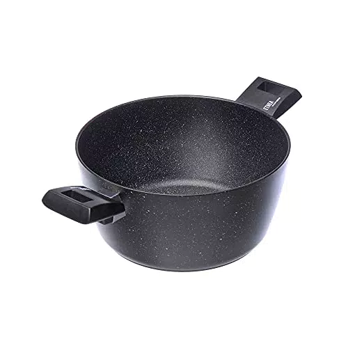 Moneta Casseruola 24 cm effetto pietra Made in Italy