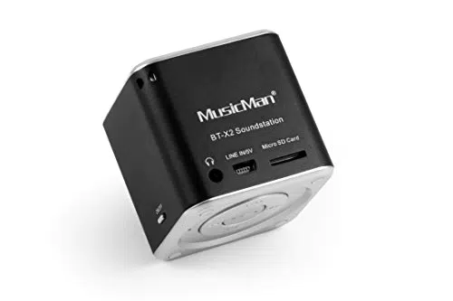 MusicMan BT-X2 Altoparlante Bluetooth Portatile con Supporto per MicroSD
