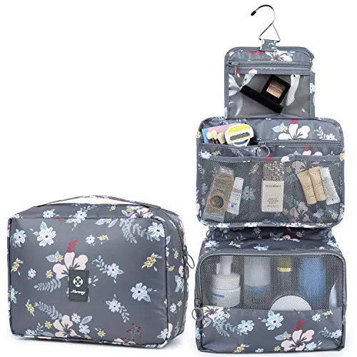 Narwey Borsa da Toilette per Donna - Beauty Case da Viaggio Appeso Cosmetica