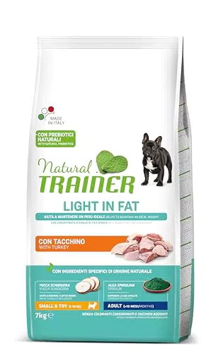 Natural Trainer Cibo per Cani Adulti Light con Tacchino - Ideal Weight