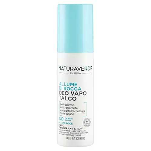 Naturaverde Deodorante Allume di Rocca Talco con Camomilla e Aloe Vera