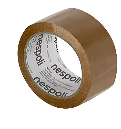 Nespoli Nastro da Imballo 50mm x 66m - Ideale per Spedizioni e Imballaggi