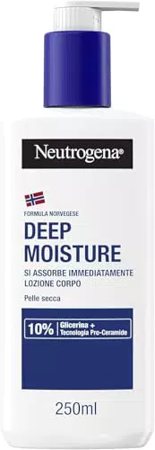 Neutrogena Lozione Corpo Idratazione Intensa con 10% Glicerina per Pelle Secca