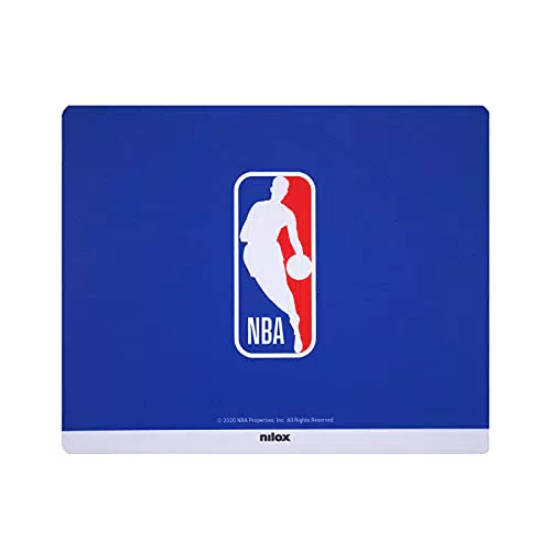 Nilox Mouse Pad NBA, Superficie Antistatica e Antiscivolo per Mouse Ottici e Laser