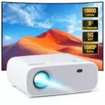 Proiettore 2024 Bluetooth WiFi 18000 lumen 4K HD compatibile con PS5 e Switch