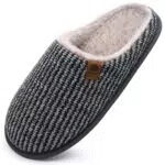 ONCAI Pantofole da Uomo Invernali in Memory Foam con Suola Antiscivolo