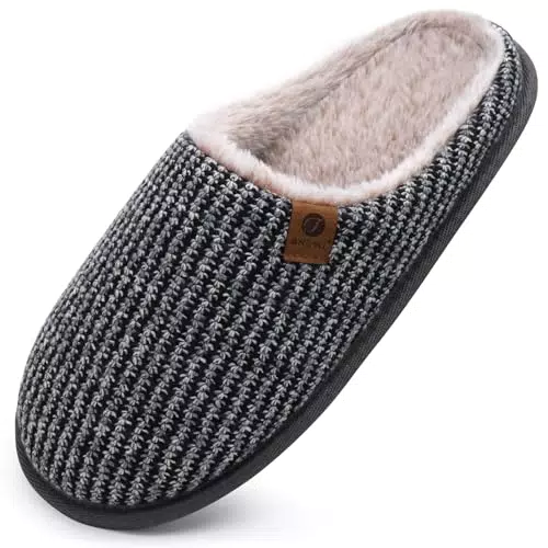 ONCAI Pantofole da Uomo Invernali in Memory Foam con Suola Antiscivolo