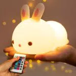 One Fire Lampada Notturna per Bambini Ricaricabile in Silicone Kawaii