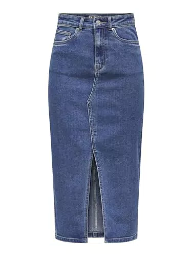 ONLY Gonna con Apertura Frontale Onlsiri in Jeans