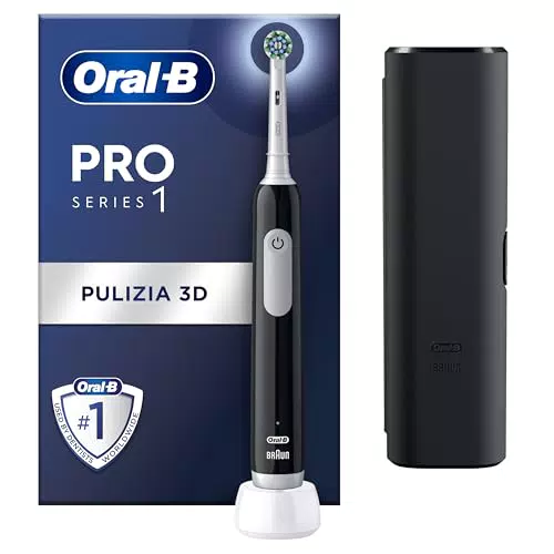 Oral-B Spazzolino Elettrico Ricaricabile Pro Series 1 con Custodia da Viaggio