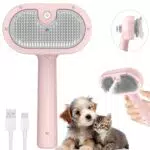 Osinaga Spazzola 3 in 1 per Gatti e Cani con Massaggio in Silicone