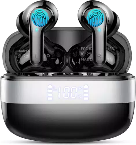 OWMSIC Cuffie Bluetooth 5.3 HiFi con Cancellazione Rumore e 48 Ore di Riproduzione