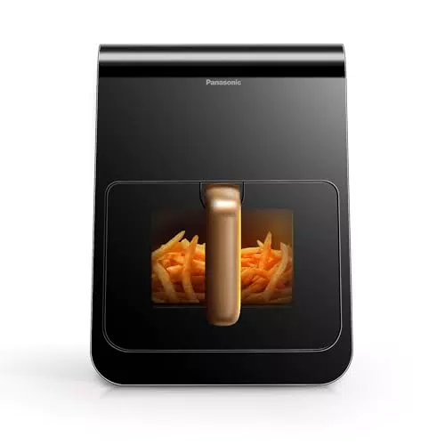 Panasonic NF-CC600AXE Friggitrice ad Aria con Finestra Trasparente e Timer Digitale