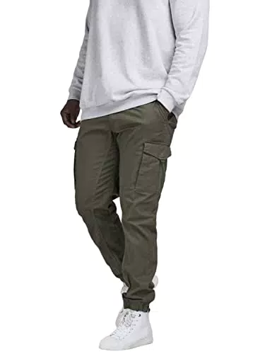 Jack & Jones Jjipaul Jjflake Akm 542 Olive Night Noos Pantaloni